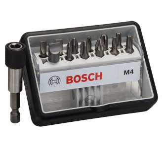 Bosch Schrauberbit-Set Robust Line M Extra-Hart, 12+1-tlg., 25 mm, PH, PZ, Torx, LS