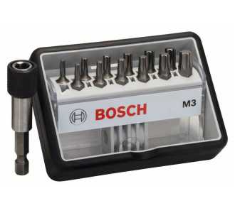 Bosch Schrauberbit-Set Robust Line M Extra-Hart, 12 + 1-tlg., 25 mm, Torx