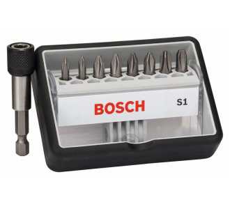 Bosch Schrauberbit-Set Robust Line S Extra-Hart, 8 + 1 tlg., 25 mm, PH