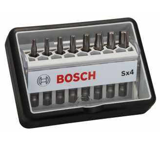 Bosch Schrauberbit-Set Robust Line Sx Extra-Hart, 8-tlg., 49 mm, Torx