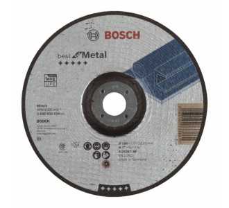 Bosch Schruppscheibe gekröpft Best for Metal A 2430 T BF, 180 mm, 22,23 mm, 7 mm