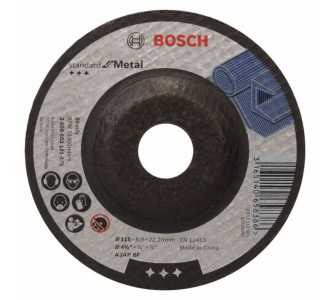 Bosch Schruppscheibe gekröpft, Standard for Metal A 24 P BF, 115 mm, 22,23 mm, 6 mm