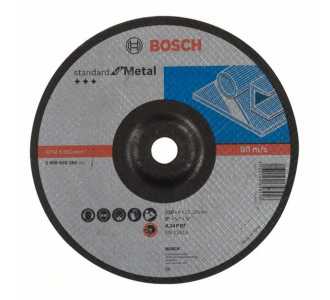 Bosch Schruppscheibe gekröpft, Standard for Metal A 24 P BF, 230 mm, 22,23 mm, 6 mm