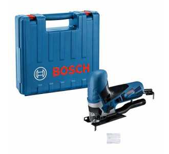 Bosch Stichsäge GST 90 E mit 1 x Stichsägeblatt T 144 D in Handwerkerkoffer