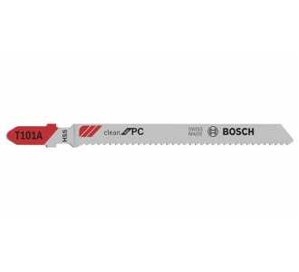 Bosch Stichsägeblatt T 101 A Clean for PC, 3er-Pack