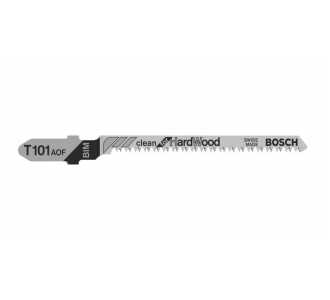 Bosch Stichsägeblatt T 101 AOF Clean for Hard Wood, 3er-Pack