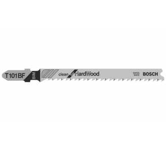 Bosch Stichsägeblatt T 101 BF, Clean for Hard Wood, 25er-Pack