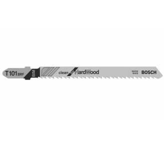 Bosch Stichsägeblatt T 101 BRF Clean for Hard Wood, 25er-Pack