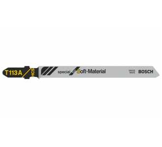 Bosch Stichsägeblatt T 113 A Special for Soft Material, 3er-Pack