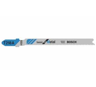 Bosch Stichsägeblatt T 218 A Basic for Metal, 5er-Pack