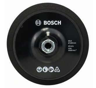Bosch Stützteller M 14, Ø 150 mm, mit Klettverschlußsystem