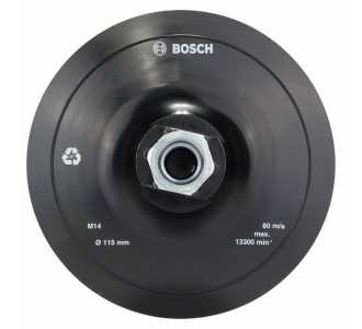 Bosch Stützteller mit Klettverschluß, 115 mm
