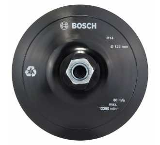 Bosch Stützteller mit Klettverschluß, 125 mm