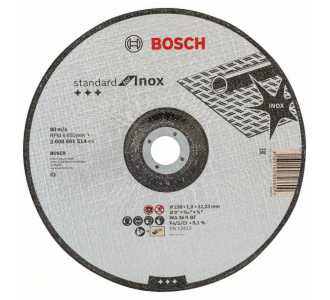 Bosch Trennscheibe gekröpft Standard for Inox WA 36 R BF, 230 mm, 1,9 mm