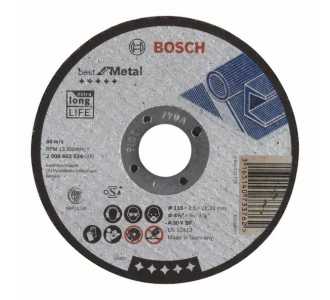Bosch Trennscheibe gerade Best for Metal A 30 V BF, 115 mm, 2,5 mm