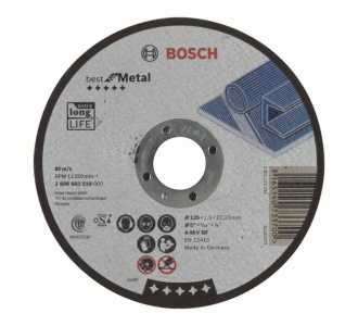Bosch Trennscheibe gerade Best for Metal A 46 V BF, 125 mm, 1,5 mm