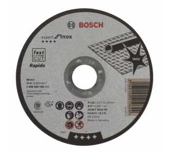 Bosch Trennscheibe gerade Expert for Inox - Rapido AS 60 T INOX BF, 125 mm, 1,0 mm