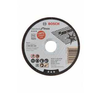 Bosch Trennscheibe gerade Standard for Inox - Rapido WA 60 T BF, 115 mm, 1,0 mm