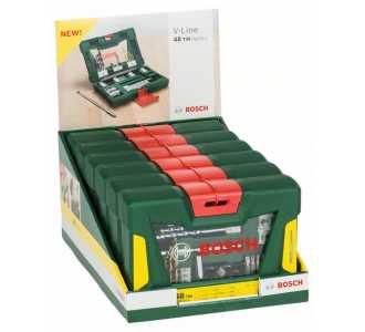 Bosch V-Line Box, Bohrer- und Bit-Set, 48-tlg., Magnetstab