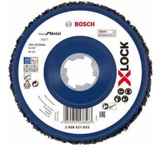 Bosch X-LOCK Reinigungsscheibe N377 Metall, 125 mm, 22,23 mm