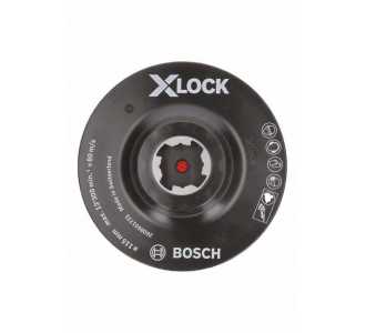 Bosch X-LOCK Stützteller 115 mm, Klettverschluss 115 mm, 13.300 U/min