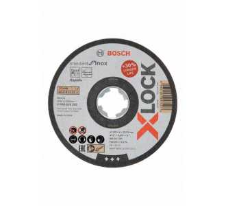 Bosch X-LOCK Trennscheibe Standard for Inox 125 x 1 x 22,23 mm, gerade