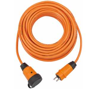 Brennenstuhl professionalLINE Verlängerungskabel VQ 2100 IP44, 25 m Kabel in orange H07BQ-F 3G1,5, BGI 608