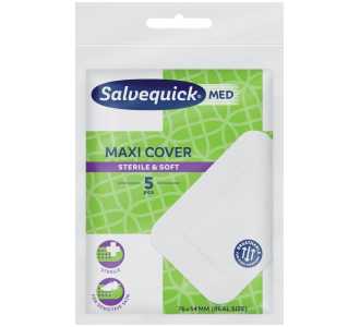 CEDERROTH Salvequick Maxi-Pflaster 76x54mm, 5 Stck.