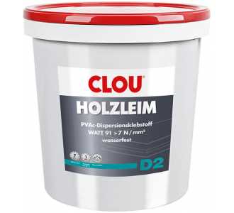 CLOU Holzleim D2 10 kg PVAc-Holzleim lösemittelfrei