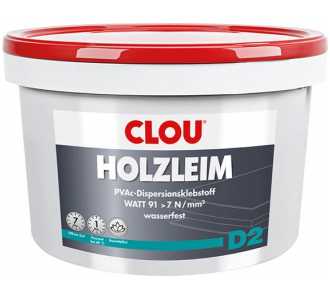 CLOU Holzleim D2 5 kg PVAc-Holzleim lösemittelfrei