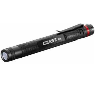 Coast G20 Taschenlampe für Inspektion mit Taschenclip Dual-Power 2xAAA/Li-Ion