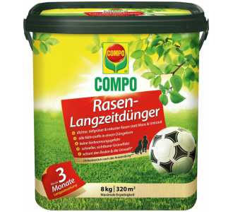 COMPO Rasen-Langzeitdünger 8 kg Eimer