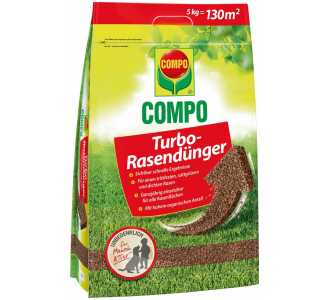 COMPO Turbo-Rasendünger 5 kg Beutel
