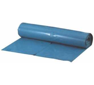 Müllsack, 120 l, LD-PE, 79 µm, blau, Rolle á 15 Stück