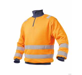 Dassy Sweatshirt Denver XS orange/dunkelblau