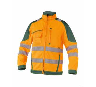 Dassy Warnschutz Arbeitsjacke Orlando Gr. 2XL orange/grün