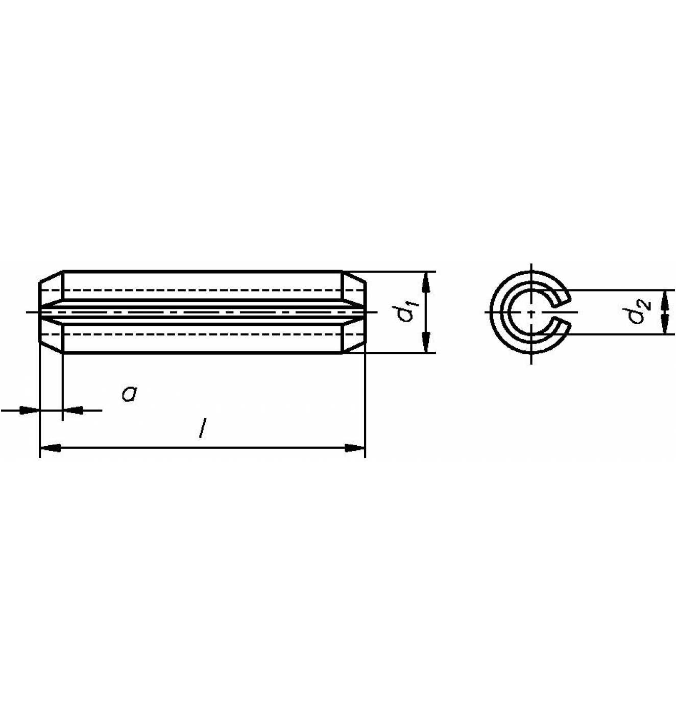 Spannhülsen-Sortiment 2,0 - 3,5 mm DIN 1481, 361-teilig
