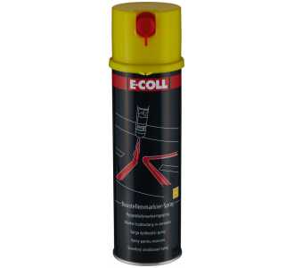 E-COLL Baustellenmarkierspray 500 ml gelb, ölbeständig