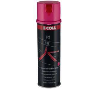 E-COLL Baustellenmarkierspray 500 ml pink, ölbeständig