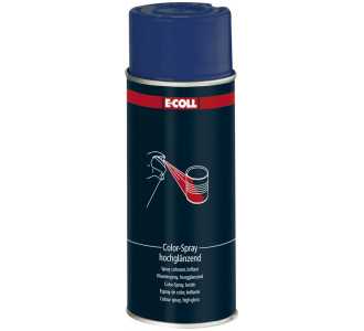E-COLL Color-Spray, hochglänzend 400 ml, kobaltblau