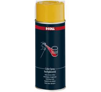E-COLL Color-Spray, hochglänzend 400 ml, melonengelb
