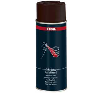 E-COLL Color-Spray, hochglänzend 400 ml, schokobraun