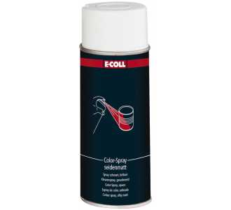 E-COLL Color-Spray seidenmatt 400 ml, reinweiss