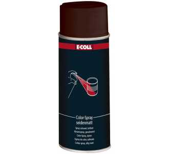 E-COLL Color-Spray seidenmatt 400 ml, schokobraun