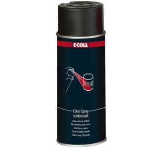 E-COLL Color-Spray seidenmatt 400 ml, tiefschwarz