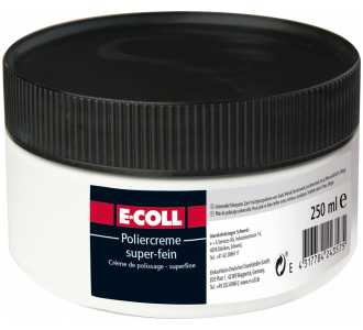 E-COLL Poliercreme, super-fein, 250 ml Dose, beige