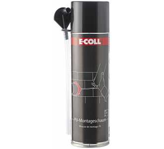E-COLL PU-Montageschaum 500 ml (MDI-haltig)