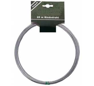 E-FLOR Bindedraht verz. 1,0 mm 25-m-Ringe