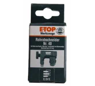 E-TOP Kleinst-Rohrabschneider Nr. 40, 3-22 mm