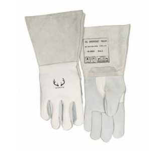 ELMAG 5-Finger-Schweißerhandschuhe WELDAS 10-2850 L, MIG/MAG/MMA aus Hirschleder, L=36 cm, Gr. 9 (1 Paar)
